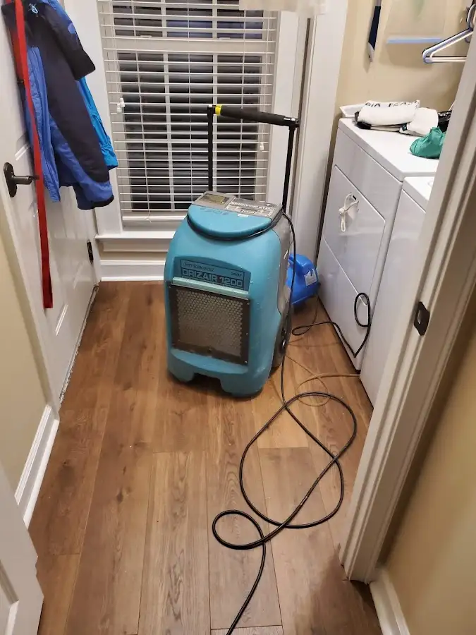 Commercial dehumidifier deployed for Crawl Space Restoration in Chino Hills