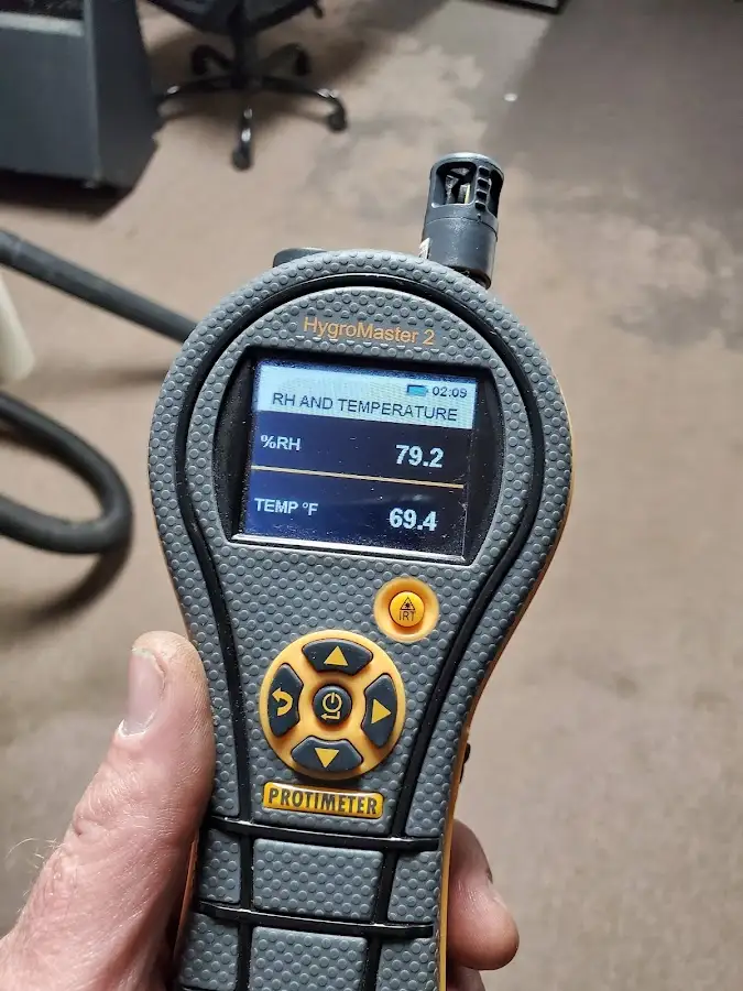 Moisture meter humidity assessment for Fire & Smoke Damage Restoration in Chino Hills